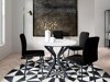 Eetkamerset Edmond 118 (Wit + Zwart)