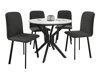 Eetkamerset Edmond 118 (Wit + Zwart)