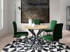 Set de mese Edmond 118 (Stejar Craft auriu + Negru)