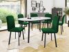 Eetkamerset Edmond 121 (Wit + Zwart)