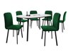 Eetkamerset Edmond 121 (Wit + Zwart)