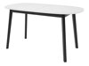 Salle à manger complète Edmond 121 (Blanc + Noir)
