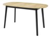 Set de mese Edmond 121 (Stejar Craft auriu + Negru)
