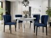 Stoel Racine 130 (Zwart + Magic Velvet 2216)