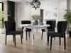 Stoel Racine 130 (Zwart + Magic Velvet 2219)