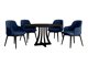 Spisestuesæt Racine 128 (Sort)