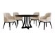 Spisestuesæt Racine 137 (Sort)