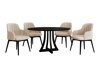 Spisestuesæt Racine 137 (Sort)