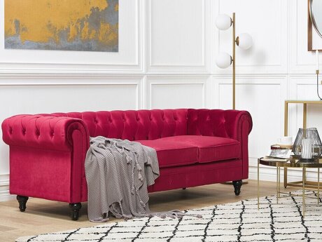 Chesterfield diivan Cirdoro 101 (Punane)