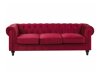 Chesterfield diivan Cirdoro 101 (Punane)