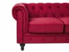 Chesterfield diivan Cirdoro 101 (Punane)