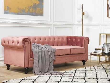 Chesterfield диван Cirdoro 101 (Пурпурен)