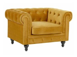 Chesterfield krēsls Cirdoro 102 (Dzeltens)
