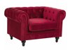 Chesterfield krēsls Cirdoro 102 (Sarkans)