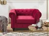 Chesterfield krēsls Cirdoro 102 (Sarkans)
