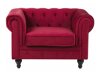 Chesterfield krēsls Cirdoro 102 (Sarkans)