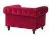 Chesterfield krēsls Cirdoro 102 (Sarkans)