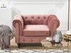 Chesterfield krēsls Cirdoro 102 (Tumši rozā)