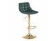 Chaise de bar Houston 1441 (Vert + Doré)