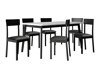 Eetkamerset Victorville 350 (Wit + Zwart)