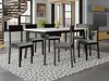 Set de mese Victorville 350 (Alb + Negru)