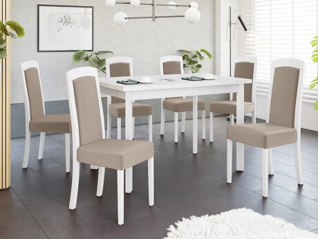 Eetkamerset Victorville 351 (Wit)