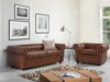 Chesterfield fotelj Cirdoro 105 (Rjava)