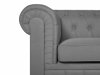 Chesterfield krēsls Cirdoro 107 (Pelēks)