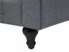 Chesterfield stūra dīvāns Cirdoro 109 (Pelēks)