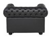 Chesterfield pehme mööbli komplekt Cirdoro 112 (Must)