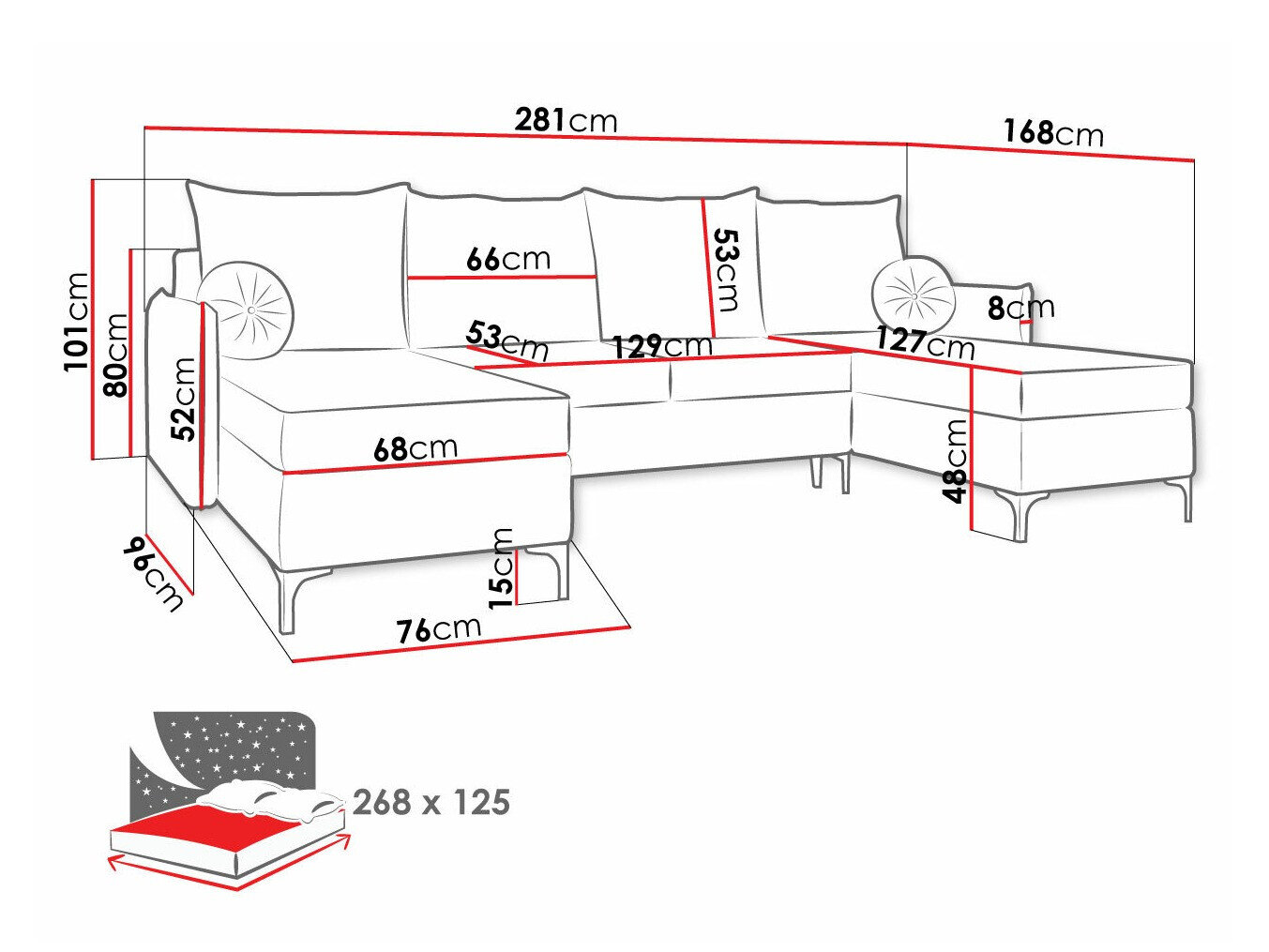 Hjørnesofa Clovis 111 (Manila 33)