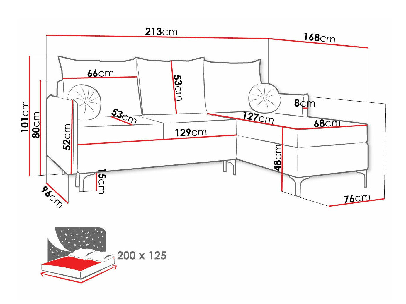 Hjørnesofa Clovis 112 (Manila 19)