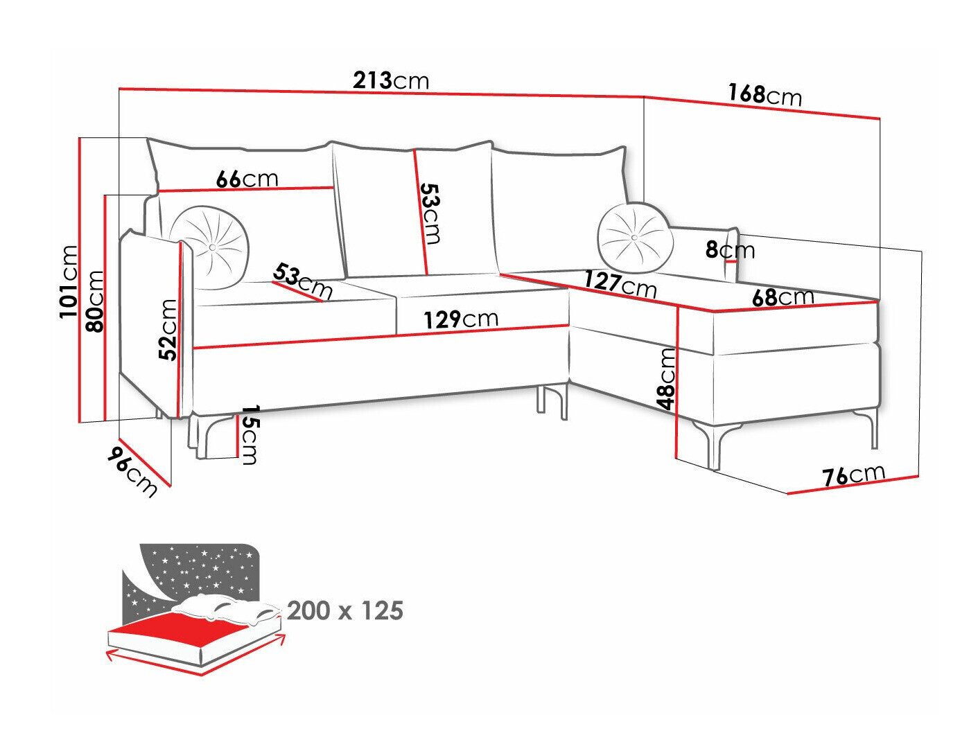 Hjørnesofa Clovis 112 (Manila 29)
