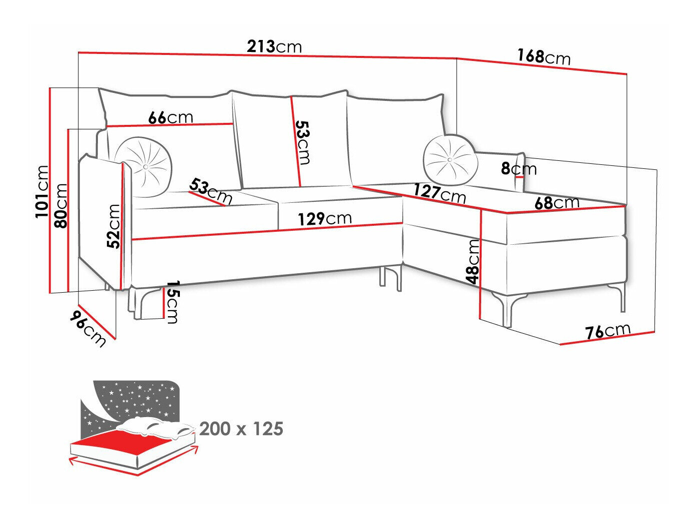 Hjørnesofa Clovis 112 (Manila 35)