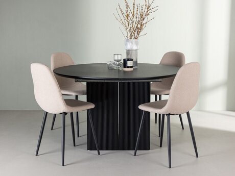 Eetkamerset Dallas 4287 (Beige)