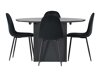 Eetkamerset Dallas 4287 (Zwart)