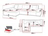 Canapé d'angle Comfivo 152 (Zetta 297 + Zetta 296)