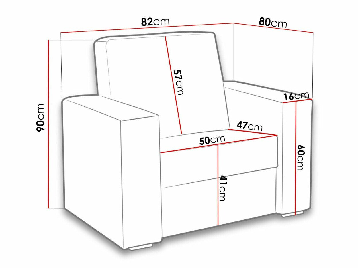 Fotel Providence 170 (Soft 011 + Lux 05)