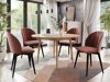 Set de mese Racine 127 (Negru + Magic Velvet 2258)