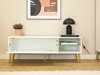 TV-meubel Cirferi 104 (Wit + Gouden)