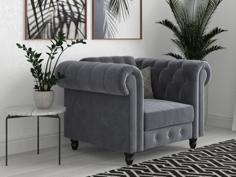 Chesterfield fotel Tulsa 630 (Szürke)