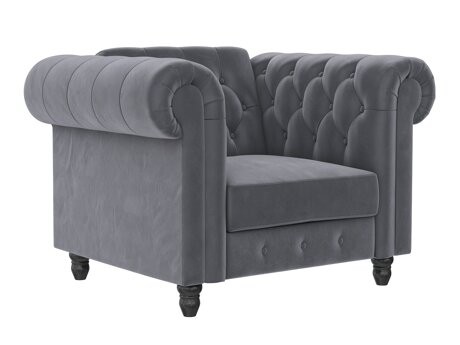Chesterfield sillón Tulsa 630 (Gris)