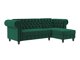 Chesterfield kotna garnitura Tulsa 622 (Temno zelena)