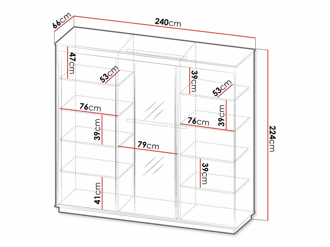 Garderobeskab Tenodeu 123