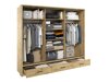Kledingkast Fresno 100 (Artisan eiken)