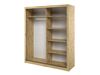 Garderobna omara Fresno 102 (Artisan hrast)