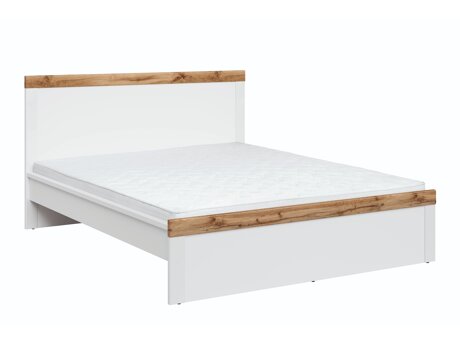 Bed Sonsoru 138 (Wit + Eiken)