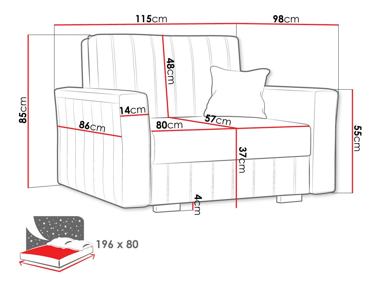 Lænestol Orinen I (Kronos 27)
