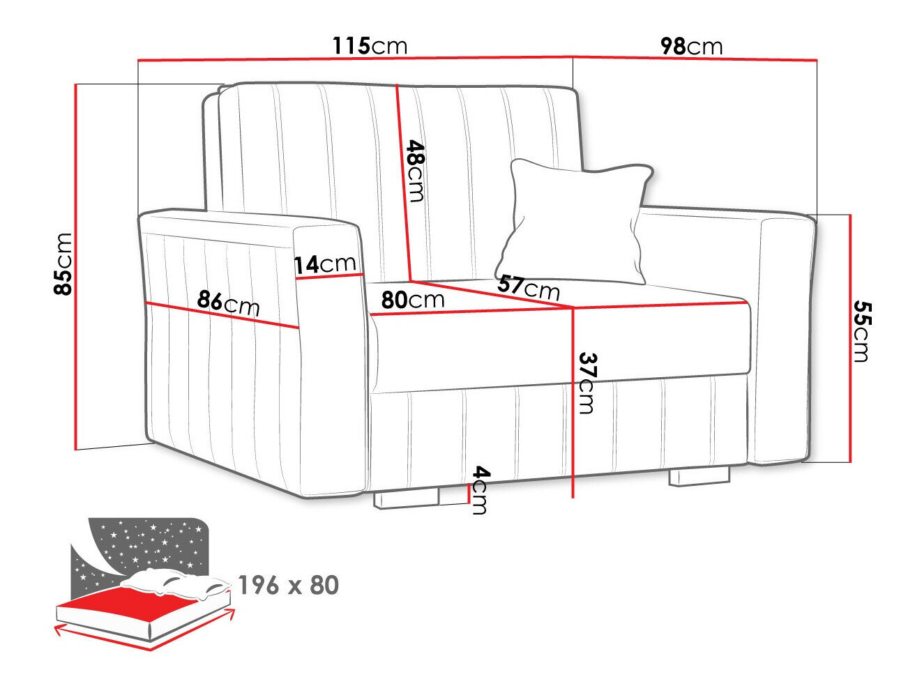 Lænestol Orinen I (Kronos 31)