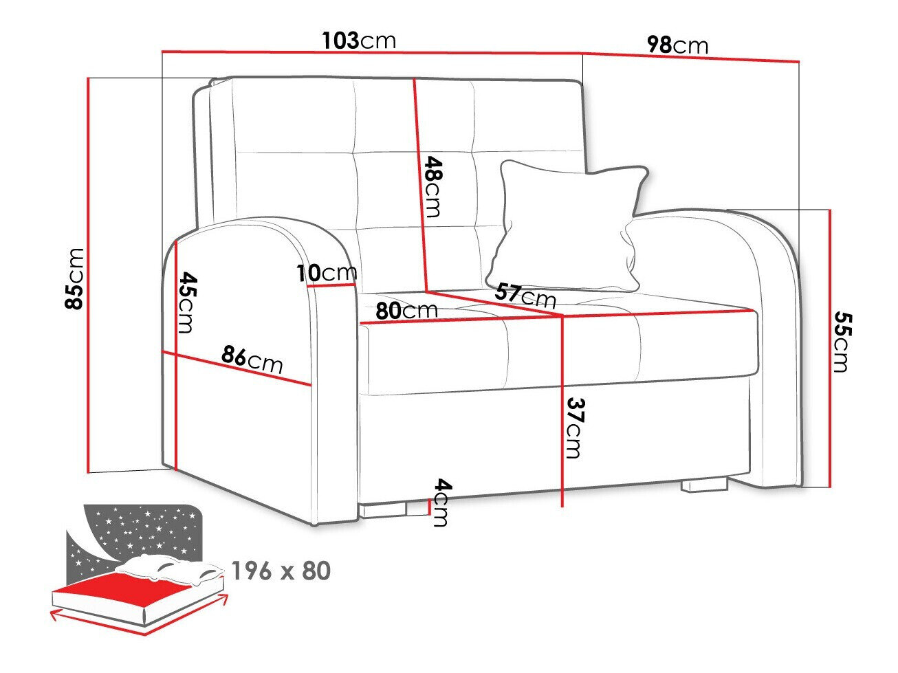 Lænestol Silona I (Paros 3)